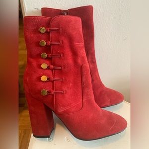 Guess Red Booties